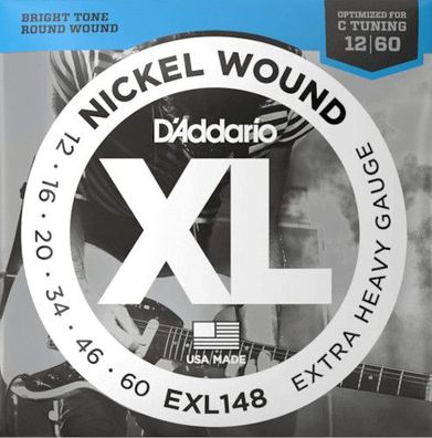D'Addario EXL148 - extra heavy (012-060) - Saiten für E-Gitarre