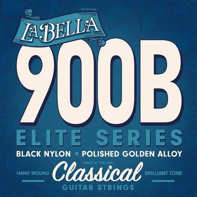 La Bella 900B - black Nylon - Saiten für Konzertgitarre