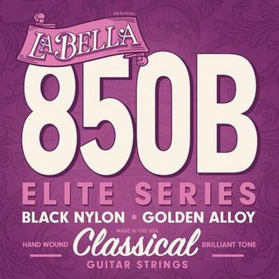 La Bella 850B - black Nylon - Saiten für Konzertgitarre