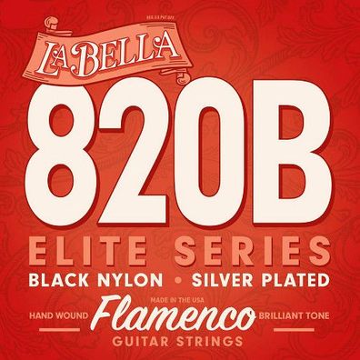 La Bella 820B Flamenco - black Nylon - Saiten für Flamencogitarre