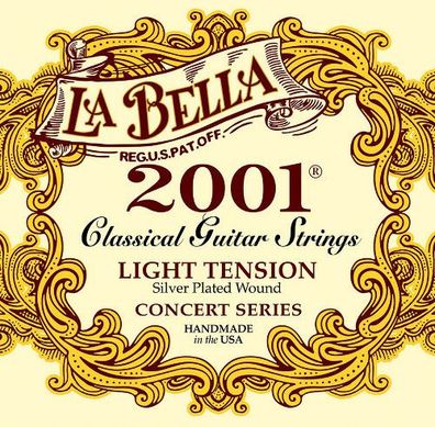 La Bella 2001, light - Nylonsaiten für Konzertgitarre