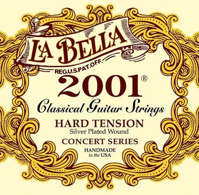 La Bella 2001, hard - Nylonsaiten für Konzertgitarre