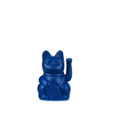 Mini Winkekatze "Lucky Cat Dark Blue"