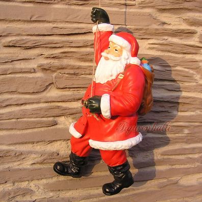 Weihnachtsmann Nikolaus Advent Figur Statue hängend Dekoration Weihnachtszeit