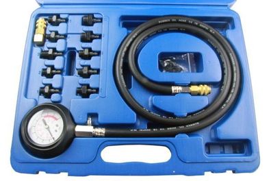12tlg. Öldrucktester Öldruckprüfer Öl-Meßgerät Öldruckmesser Werkzeug Prüfer