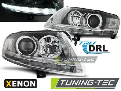 Audi A6 4F Xenon Scheinwerfer schwarz+ LED Tagfahrlicht Bj.04-08 Europaw. zugel.