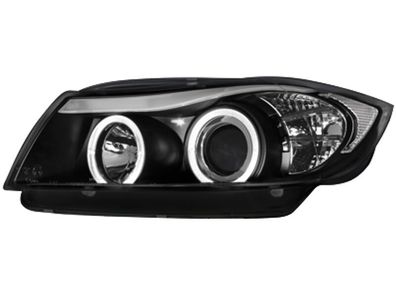 BMW E90 Angel Eyes Scheinwerfer schwarz Weiße Standlicht Ringe LED europa. zugel