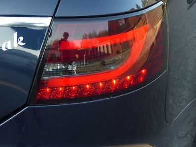 LED Rückleuchten Audi A6 4F Limousine in Rot Smoke Lightbar/ europ. zugel.