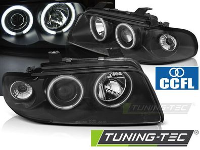 Angeleyes CCFL Scheinwerfer Audi A4 B5 Limousine + Avant 1994-1999 Schwarz