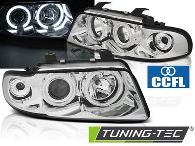 Angeleyes CCFL Scheinwerfer Audi A4 B5 Limousine + Avant 1994-1999 Chrom