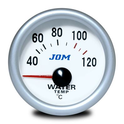 Jom Youngtimer ZusatzInstrument Wassertemperatur Anzeige Instrument 52mm weiß