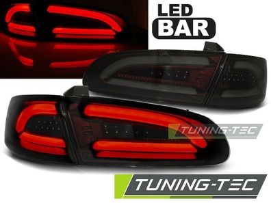 Seat Ibiza 8L Voll LED Lightbar Rückleuchten, Heckleuchten Rot-Smoke 4.2002-2008