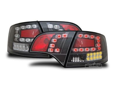 Audi A4 B7 Avant LED Rückleuchten + LED Blinker Schwarz Bj. 2004-2008