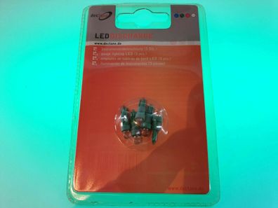 Dectane LED Grün Tacho Beleuchtung, Instrumentenbeleuchtung, Sockel T5 W2x4.6d