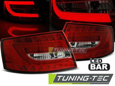 LED Rückleuchten Audi A6 4F Limousine in Rot Klar Lightbar / 7 Pin Europaw. zugel