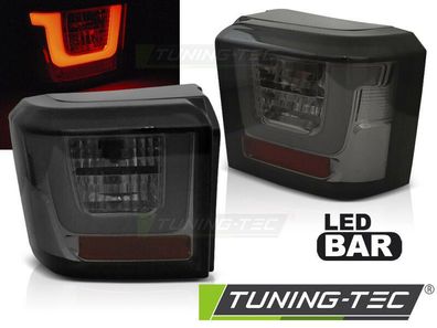 VW T4 Lightbar LED Rückleuchten Schwarz-Smoke Glas europweit zugel. Bj.1990-2003