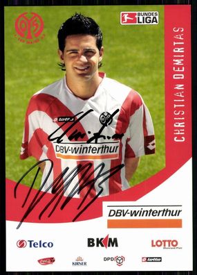 Christian Demirtas 1. FSV Mainz 05 2006-07 Original Signiert + A 82625