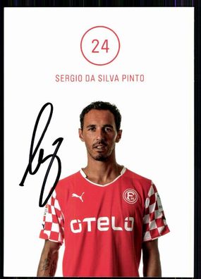 Sergio da Silva Pinto Fortuna Düsseldorf 2014-15 Original Signiert + A 82702