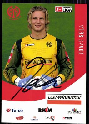 Jonas Sela 1. FSV Mainz 05 2005-06 Autogrammkarte Original Signiert + A 82797