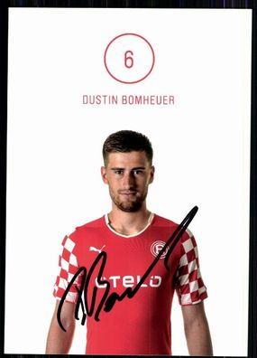 Dustin Bomheuer Fortuna Düsseldorf 2014-15 Original Signiert + A 82687