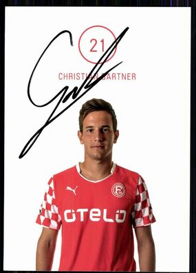 Christian Gartner Fortuna Düsseldorf 2014-15 Original Signiert + A 82699