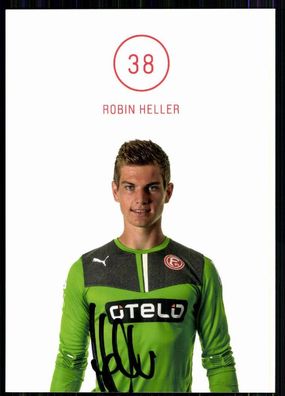 Robin Heller Fortuna Düsseldorf 2014-15 Original Signiert + A 82708
