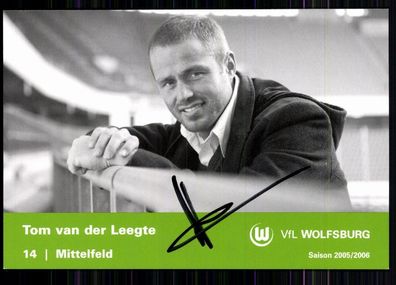Tom van der Leegte VFL Wolfsburg 2005-06 Original Signiert + A 82756