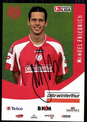 Manuel Friedrich 1. FSV Mainz 05 2005-06 Original Signiert + A 82795