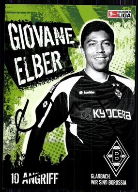 Giovane Elber Borussia Mönchengladbach 2005-06 Original Signiert + A 82815