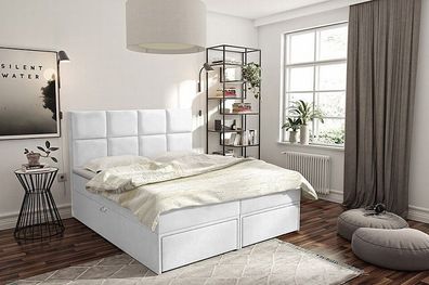 Boxspringbett Garda Lux II Doppelbett Bettgestell Modern Stil Bettkasten Schlafzimmer