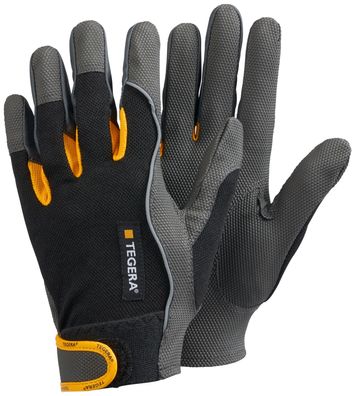 12 Paar Nitril Arbeitshandschuhe gelb Gartenhandschuhe Handschuhe Gr 6-11 NEU 