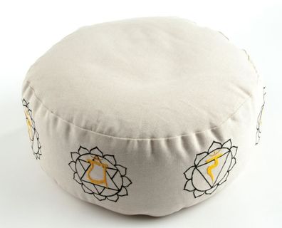 Quader Meditationskissen Buchweizen Sitzkissen Kissen groß B 40 cm natur/beige 