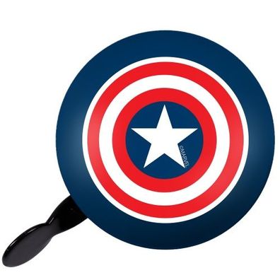 Marvel 2-Klang Fahrrad Glocke "Captain America", Ø 80mm