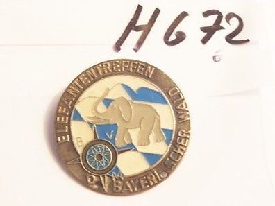 Auto Firmenschild Schild Elephantentreffen Bayerischer Wald BVDM (h672)