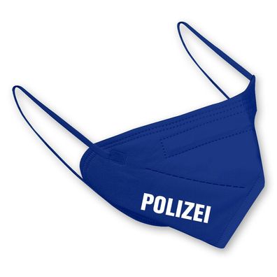 1 FFP2 Maske in Blau Deutsche Herstellung - Polizei - 15376
