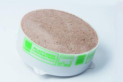 Leckstein Leckschale Mineralleckschale Blattin 2 Kg für Kälber Jungrinder