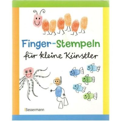 Kinder Malbuch "Finger-Stempeln für kleine Künstler" Mal spaß mit Fingerabdrücken