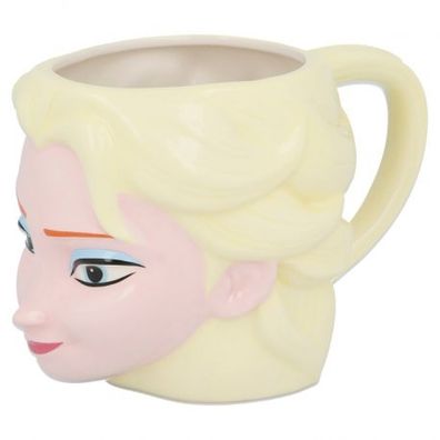 Disney Frozen / Die Eiskönigin - Elsa Kopf - 3D Keramiktasse NEU NEW