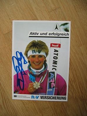 Skistar Michaela Gerg - handsigniertes Autogramm!!!