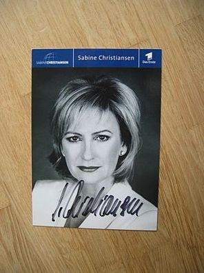 Fernsehmoderatorin Sabine Christiansen - handsigniertes Autogramm!!!