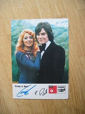 Schlagerstars Cindy & Bert - handsignierte Autogramme!!!