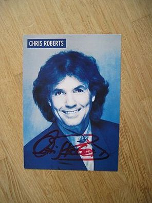 Schlagerstar Chris Roberts - handsigniertes Autogramm!!!