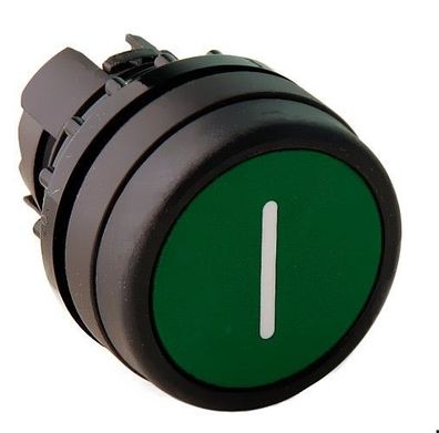 Drucktaster Betätigungselement Aufdruck "I" grün. Möller / Eaton A22-RD-11, 1St
