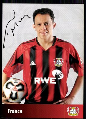 Franca Bayer Leverkusen 2005-06 Autogrammkarte Original Signiert + A 82918