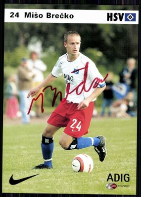 Miso Brecko Hamburger SV 2004-05 Autogrammkarte Original Signiert + A 83231