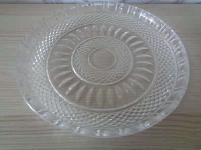 Kuchenteller , Kuchenplatte aus DDR Zeiten -mit Muster-30cm Durchmesser