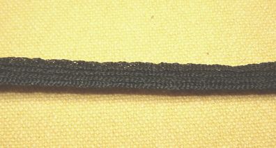 alte Sisal Borte ungebügelt schwarz 0,8 cm breit je 1m Hutmacher Modist