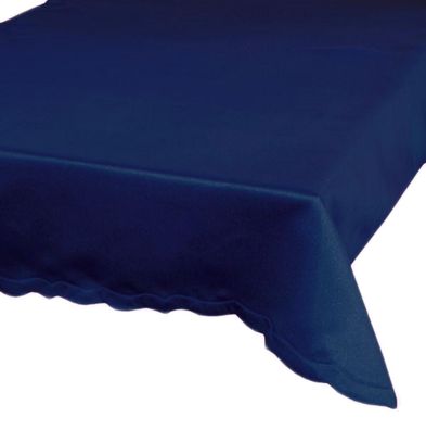 Tischdecke 90x90 Mitteldecke Eckig Satin Optik Decke Küchentischdecke Blau