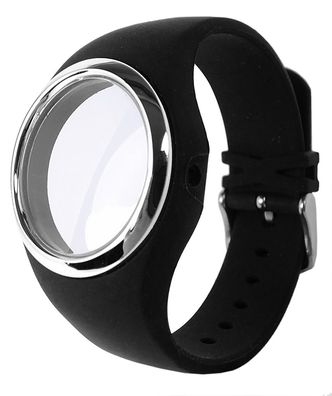 Calypso Uhrenarmband mit Gehäuse Kunststoff schwarz weich K5754/6