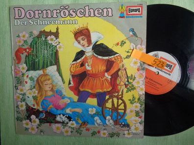 LP Europa E2042 Dornröschen Der Schneemann Grimm Andersen Märchen Hörspiel